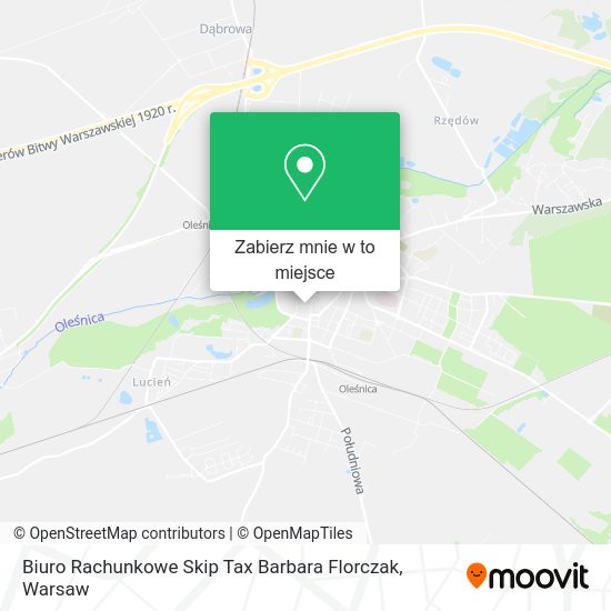 Mapa Biuro Rachunkowe Skip Tax Barbara Florczak