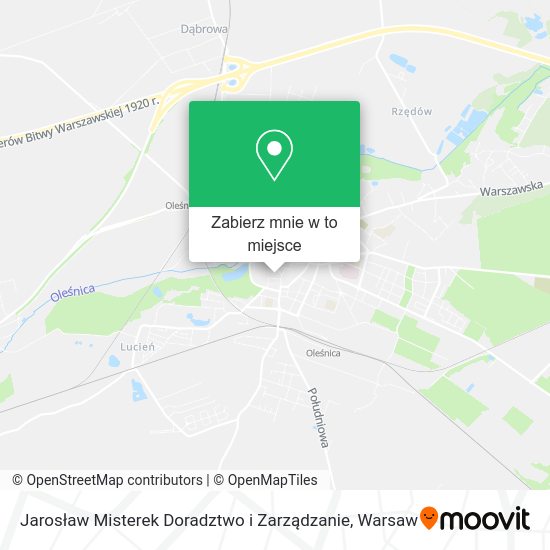 Mapa Jarosław Misterek Doradztwo i Zarządzanie