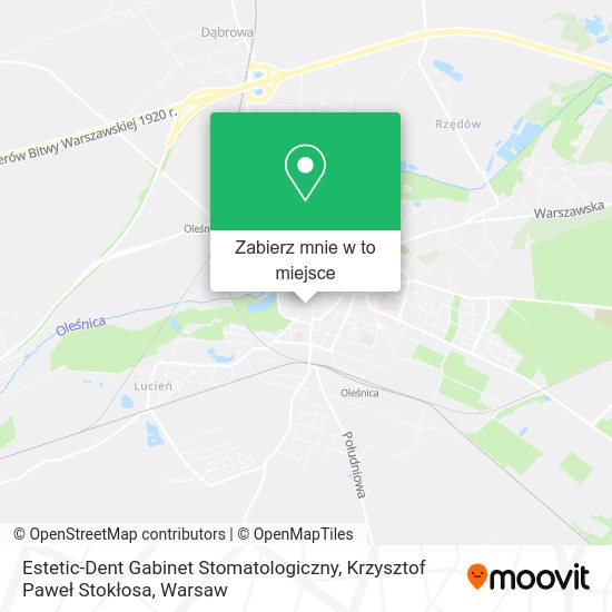 Mapa Estetic-Dent Gabinet Stomatologiczny, Krzysztof Paweł Stokłosa