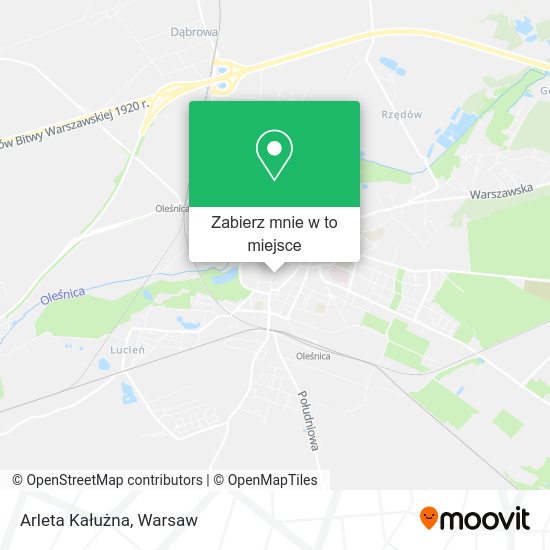 Mapa Arleta Kałużna