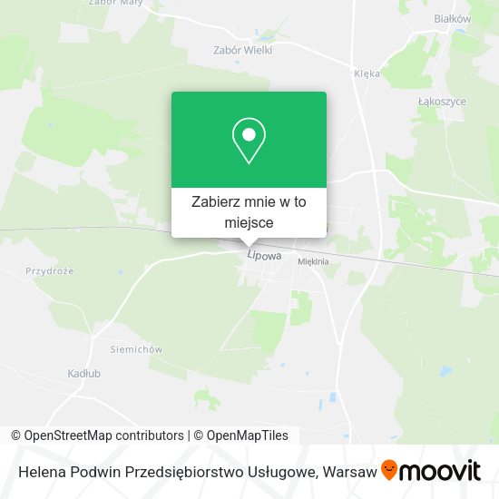 Mapa Helena Podwin Przedsiębiorstwo Usługowe