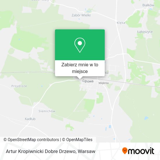 Mapa Artur Kropiwnicki Dobre Drzewo