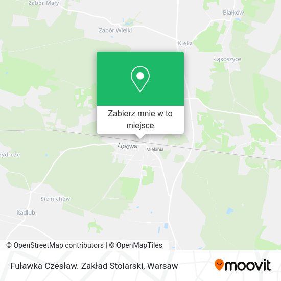 Mapa Fuławka Czesław. Zakład Stolarski