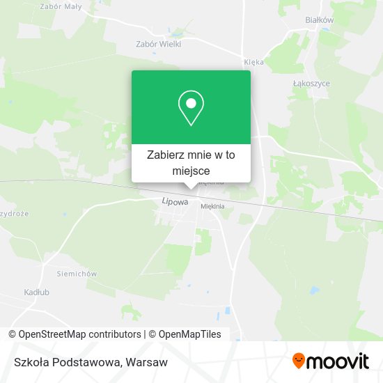 Mapa Szkoła Podstawowa