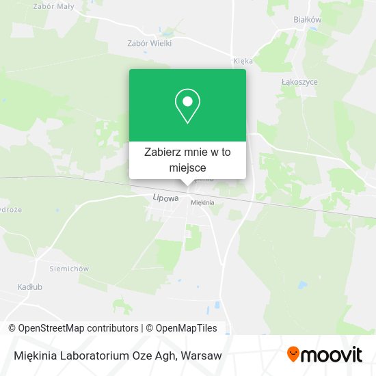 Mapa Miękinia Laboratorium Oze Agh