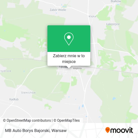 Mapa MB Auto Borys Bajorski