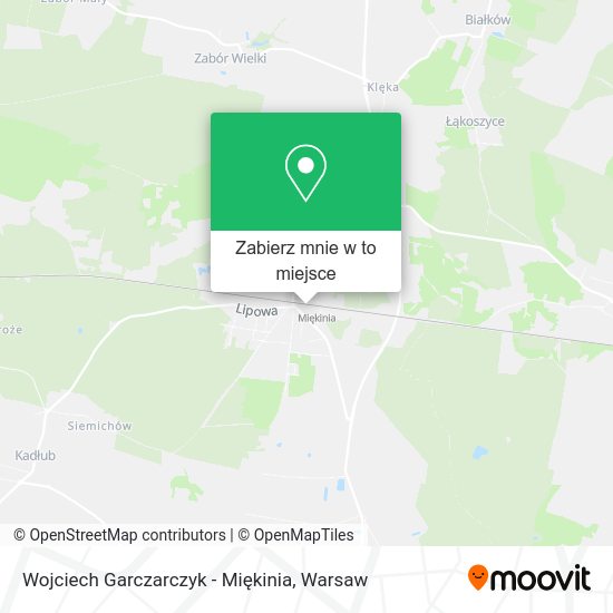 Mapa Wojciech Garczarczyk - Miękinia