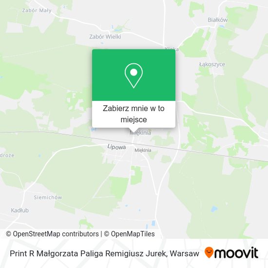 Mapa Print R Małgorzata Paliga Remigiusz Jurek