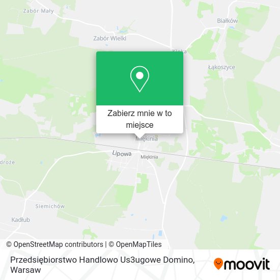 Mapa Przedsiębiorstwo Handlowo Us3ugowe Domino