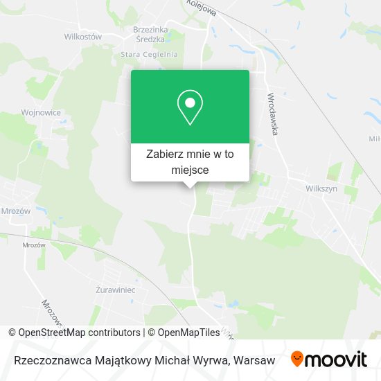 Mapa Rzeczoznawca Majątkowy Michał Wyrwa