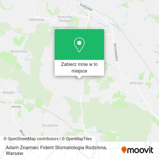 Mapa Adam Znamiec Fident Stomatologia Rodzinna