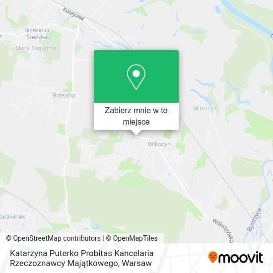 Mapa Katarzyna Puterko Probitas Kancelaria Rzeczoznawcy Majątkowego