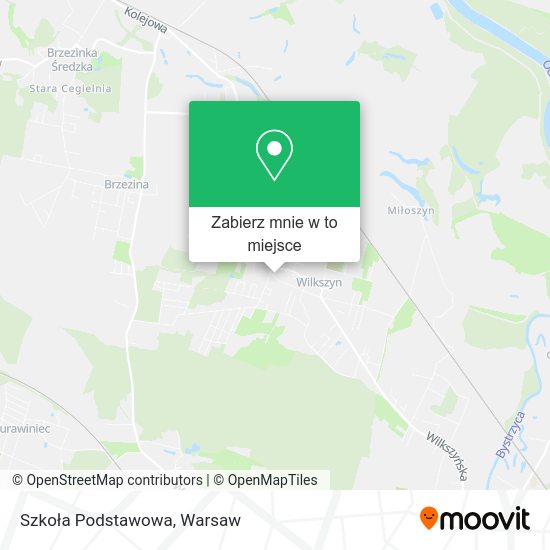 Mapa Szkoła Podstawowa