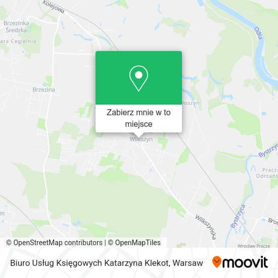 Mapa Biuro Usług Księgowych Katarzyna Klekot