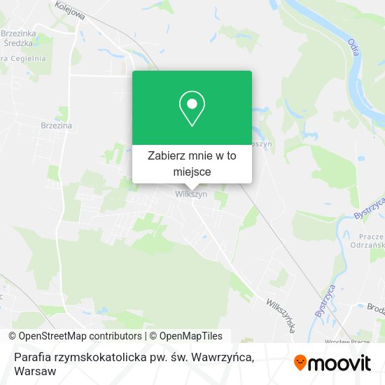 Mapa Parafia rzymskokatolicka pw. św. Wawrzyńca