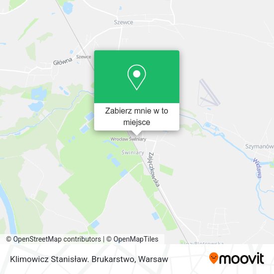 Mapa Klimowicz Stanisław. Brukarstwo