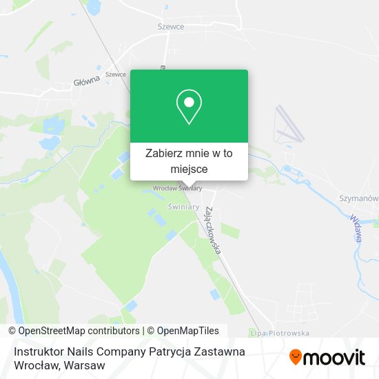 Mapa Instruktor Nails Company Patrycja Zastawna Wrocław