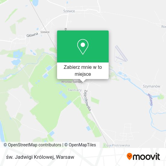 Mapa św. Jadwigi Królowej