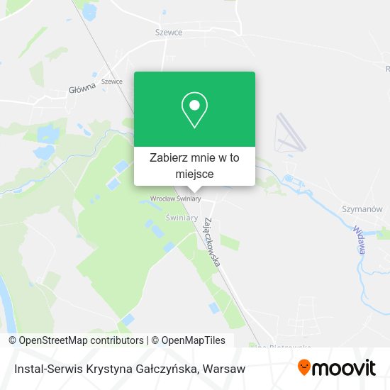 Mapa Instal-Serwis Krystyna Gałczyńska