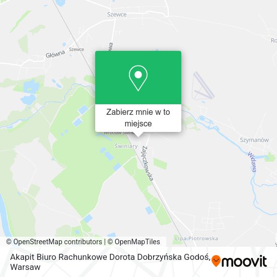 Mapa Akapit Biuro Rachunkowe Dorota Dobrzyńska Godoś