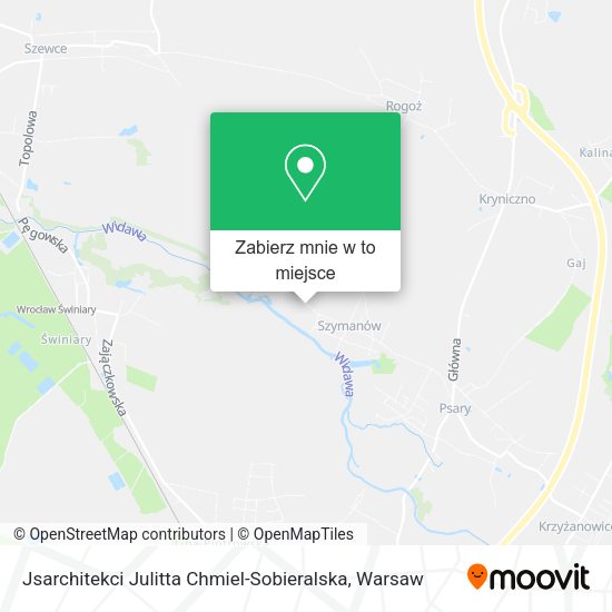 Mapa Jsarchitekci Julitta Chmiel-Sobieralska