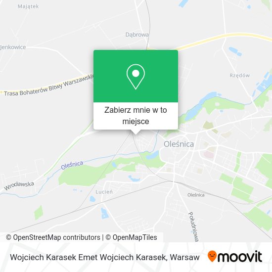 Mapa Wojciech Karasek Emet Wojciech Karasek