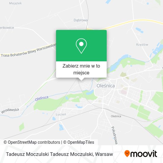 Mapa Tadeusz Moczulski Tadeusz Moczulski