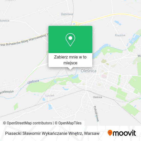 Mapa Piasecki Sławomir Wykańczanie Wnętrz