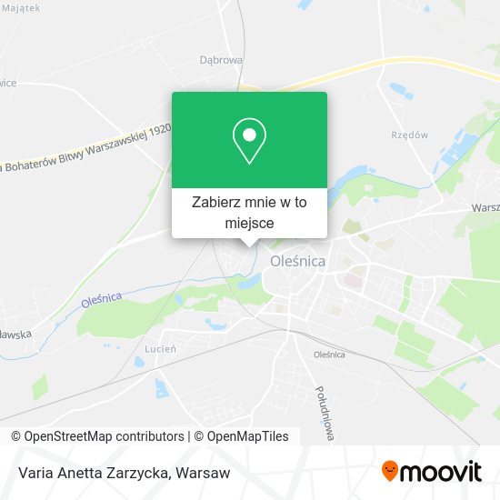 Mapa Varia Anetta Zarzycka