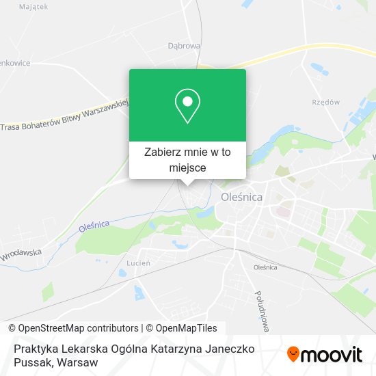 Mapa Praktyka Lekarska Ogólna Katarzyna Janeczko Pussak