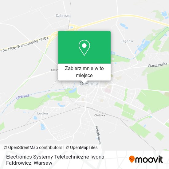 Mapa Electronics Systemy Teletechniczne Iwona Fałdrowicz