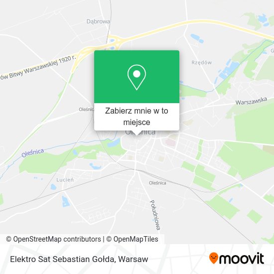 Mapa Elektro Sat Sebastian Gołda