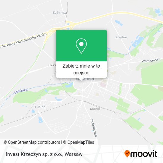 Mapa Invest Krzeczyn sp. z o.o.