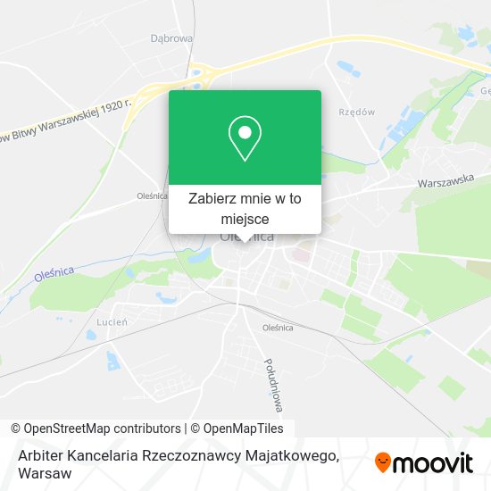 Mapa Arbiter Kancelaria Rzeczoznawcy Majatkowego