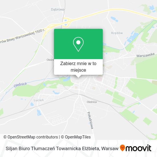 Mapa Siljan Biuro Tłumaczeń Towarnicka Elżbieta