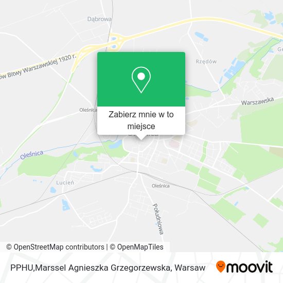 Mapa PPHU,Marssel Agnieszka Grzegorzewska