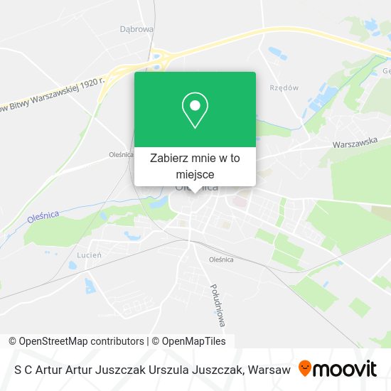 Mapa S C Artur Artur Juszczak Urszula Juszczak