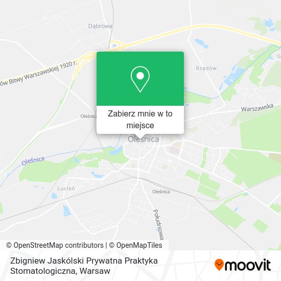 Mapa Zbigniew Jaskólski Prywatna Praktyka Stomatologiczna