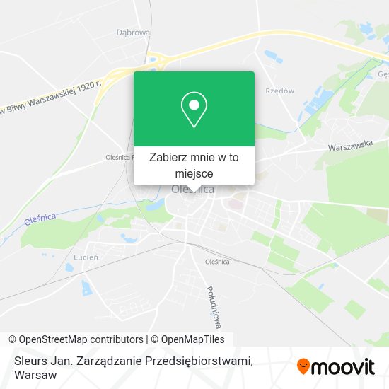 Mapa Sleurs Jan. Zarządzanie Przedsiębiorstwami