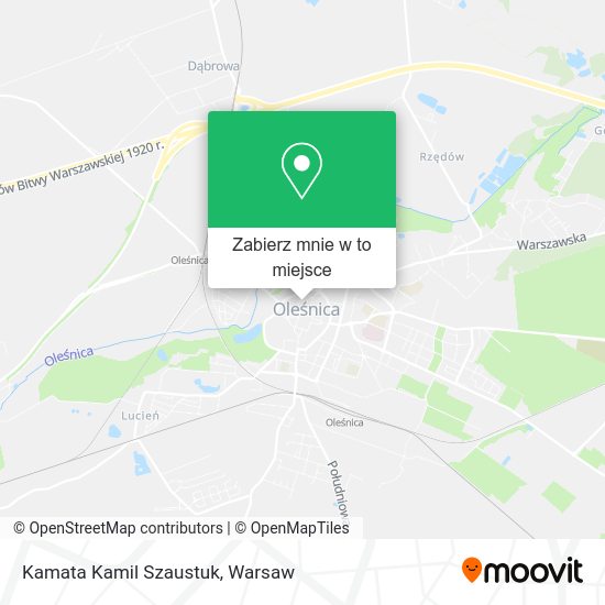 Mapa Kamata Kamil Szaustuk