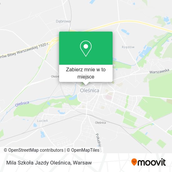 Mapa Mila Szkoła Jazdy Oleśnica