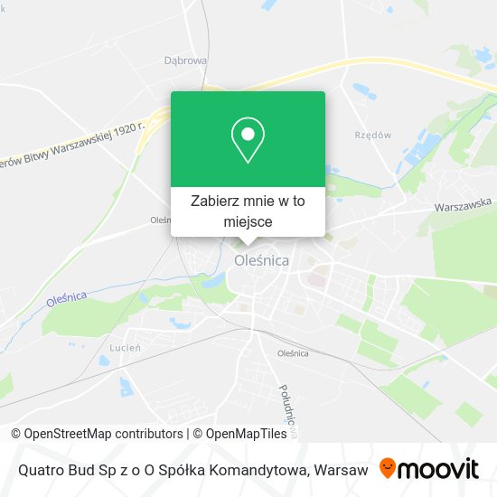 Mapa Quatro Bud Sp z o O Spółka Komandytowa