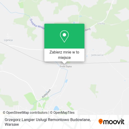 Mapa Grzegorz Langier Usługi Remontowo Budowlane