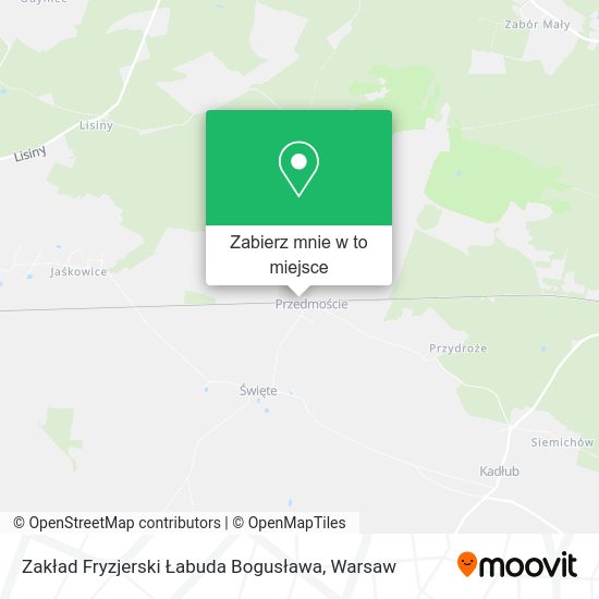 Mapa Zakład Fryzjerski Łabuda Bogusława