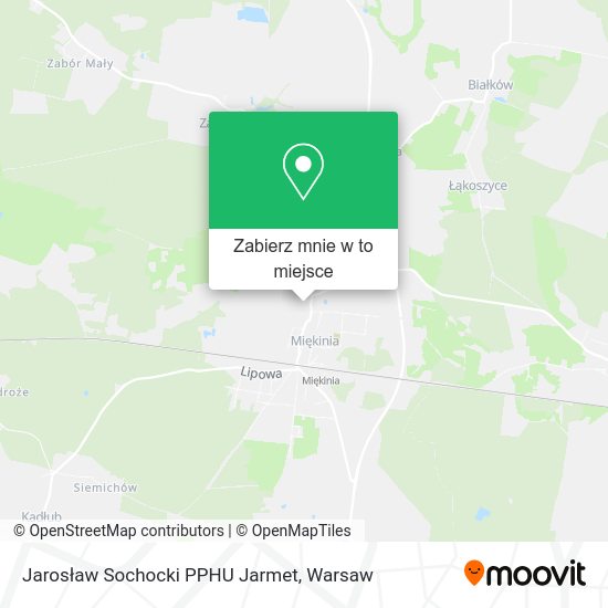 Mapa Jarosław Sochocki PPHU Jarmet