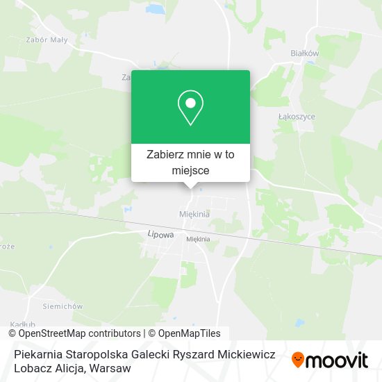 Mapa Piekarnia Staropolska Galecki Ryszard Mickiewicz Lobacz Alicja