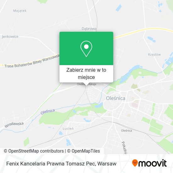 Mapa Fenix Kancelaria Prawna Tomasz Pec