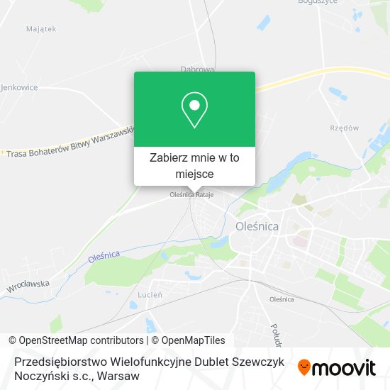 Mapa Przedsiębiorstwo Wielofunkcyjne Dublet Szewczyk Noczyński s.c.