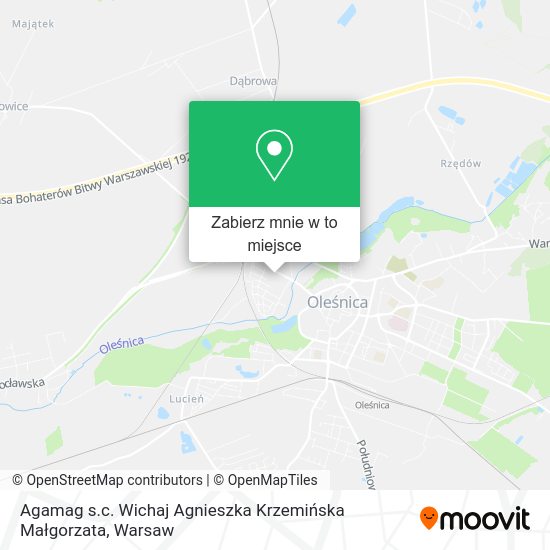 Mapa Agamag s.c. Wichaj Agnieszka Krzemińska Małgorzata