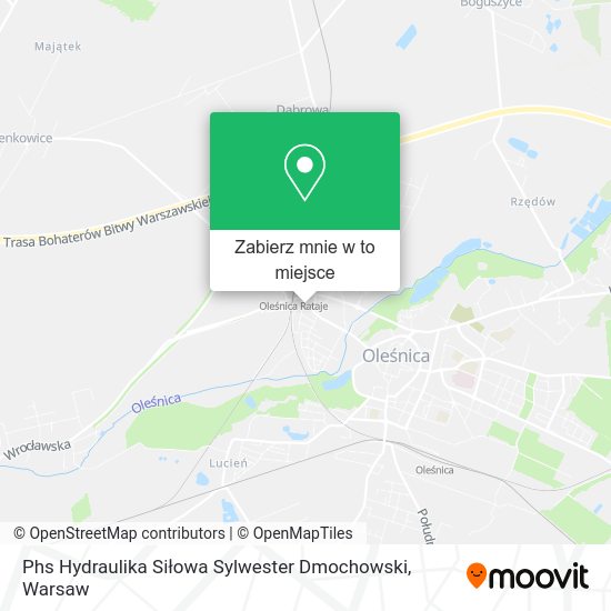 Mapa Phs Hydraulika Siłowa Sylwester Dmochowski